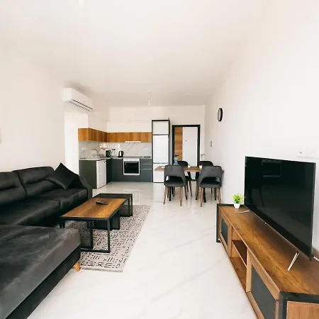 Modern 1-bed-home In Riverside Life Residence, Long Beach, Iskele Apartment Dherinia